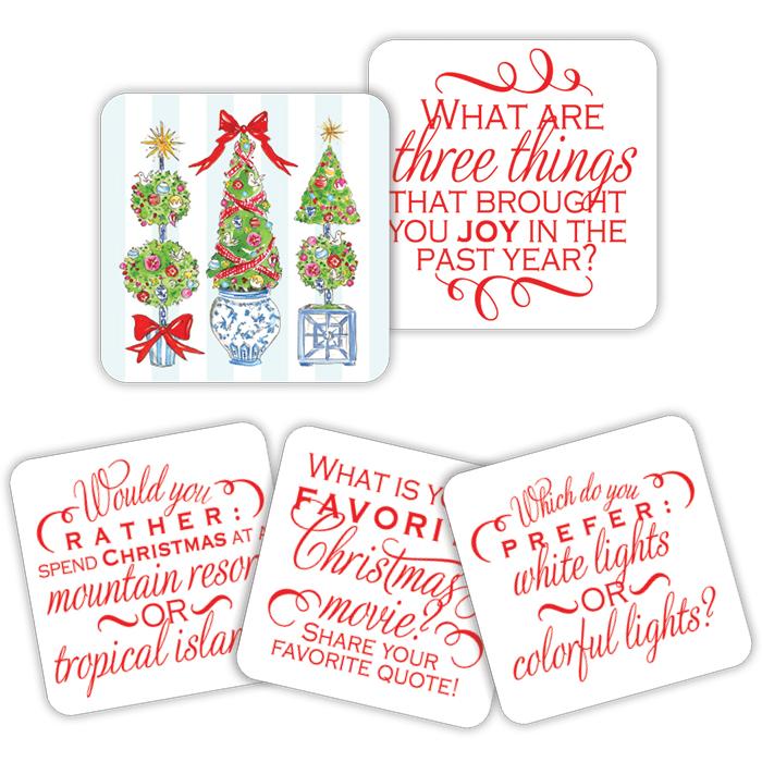 Christmas Conversation Coasters