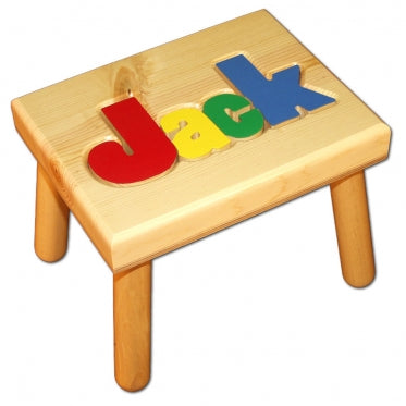 Personalized Wooden Step Stool Large