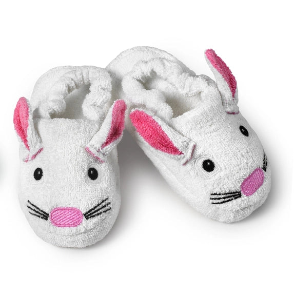 White Bunny Slippers
