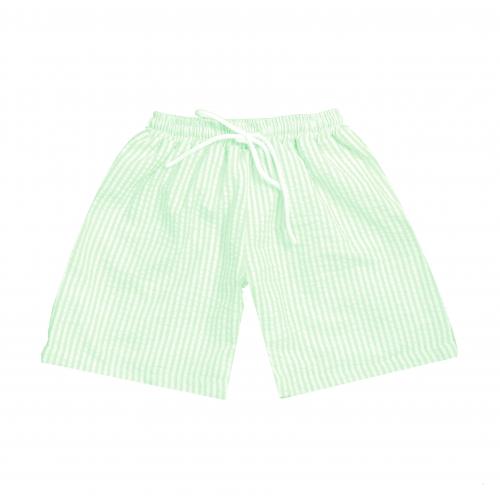 Seersucker Swim Trunks