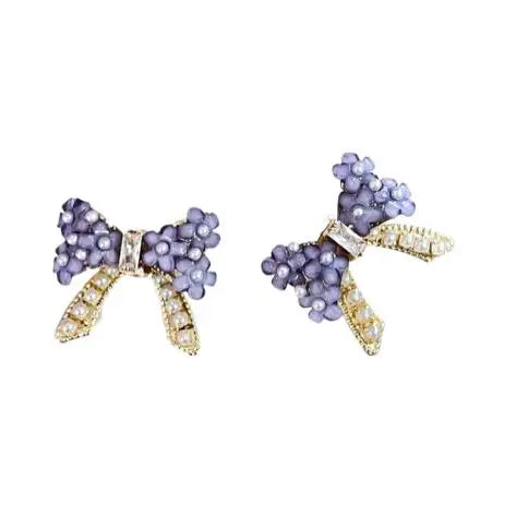 Flower Bow Studs