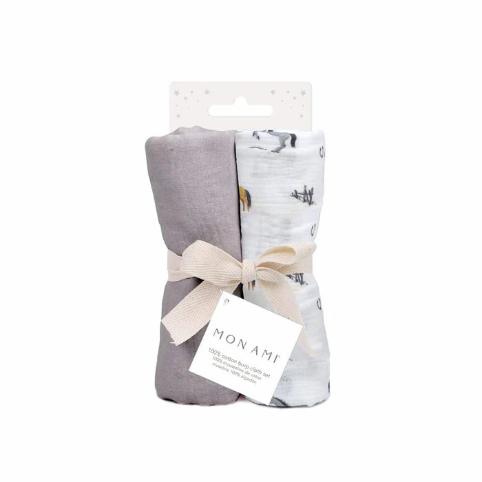 Chantilly 2 PK Burp Cloth Set