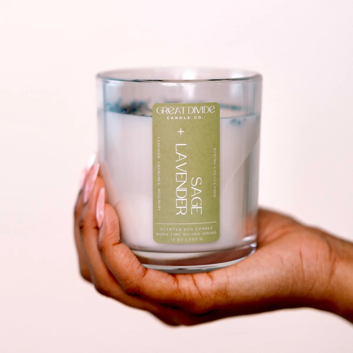Sage + Lavender 12oz Candle