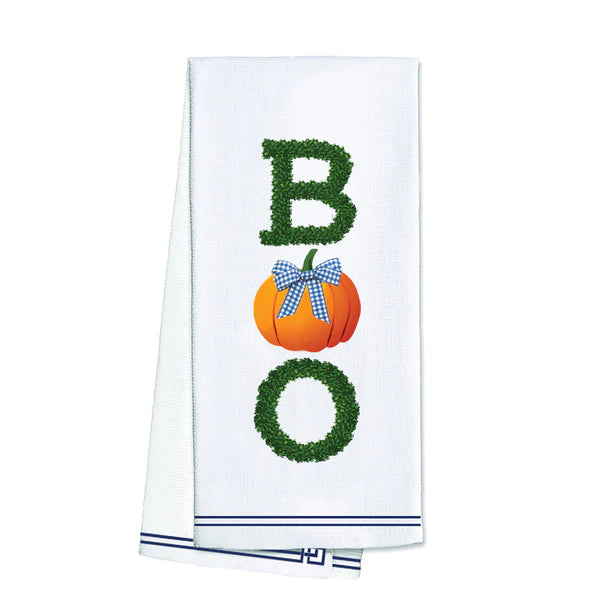 Boo Boxwood Tea Towel