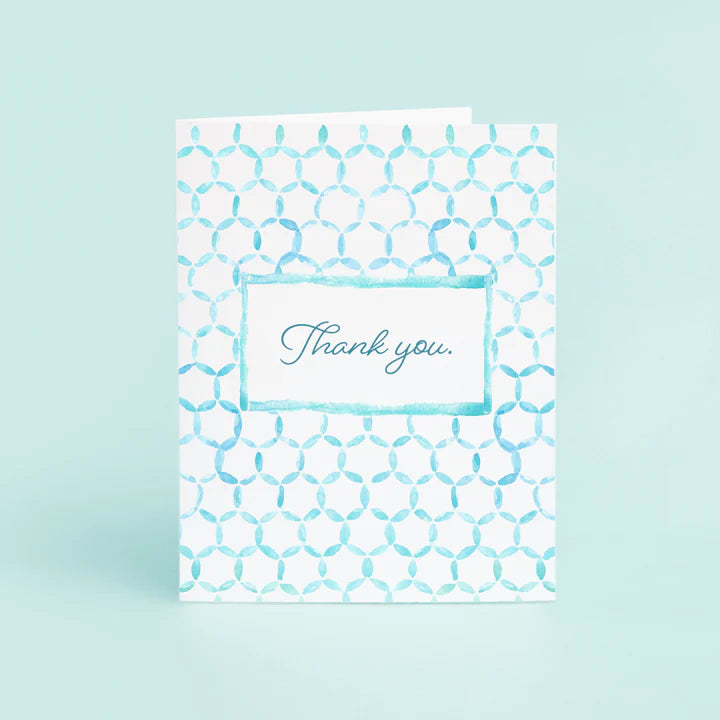 Thank You Blue Stationary