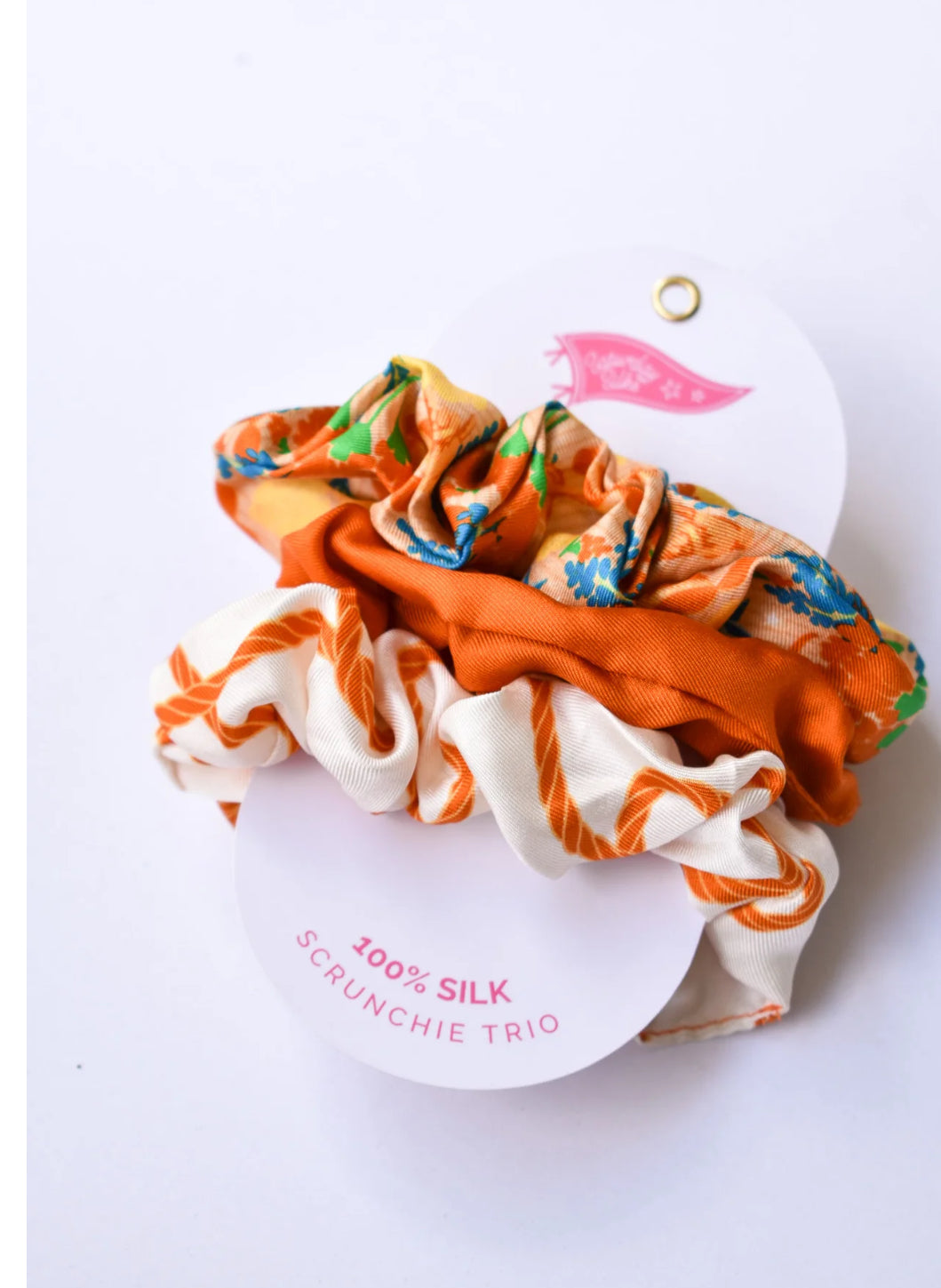 Saturday Silks TX Longhorns Scrunchie Set