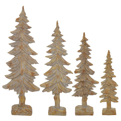 Wooden Gold Rim Tree 32"