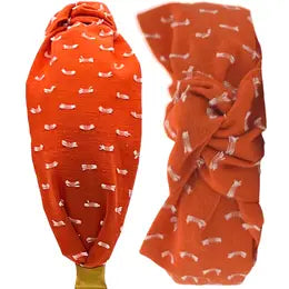 Burnt Orange Swiss Headband