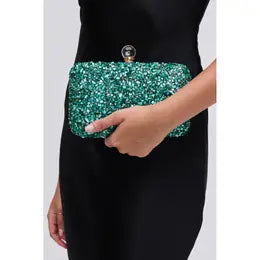 Penelope Emerald Evening Bag