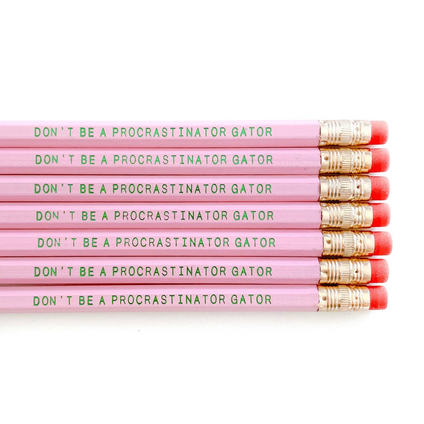 Don't Be A Procrastinator Gator Pencils
