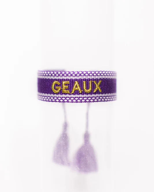 Geaux Tassel Bracelet