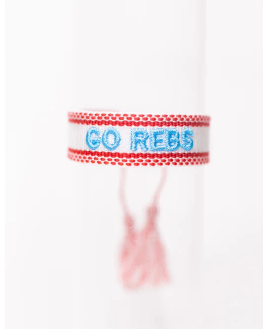 Go Rebs Tassel Bracelet