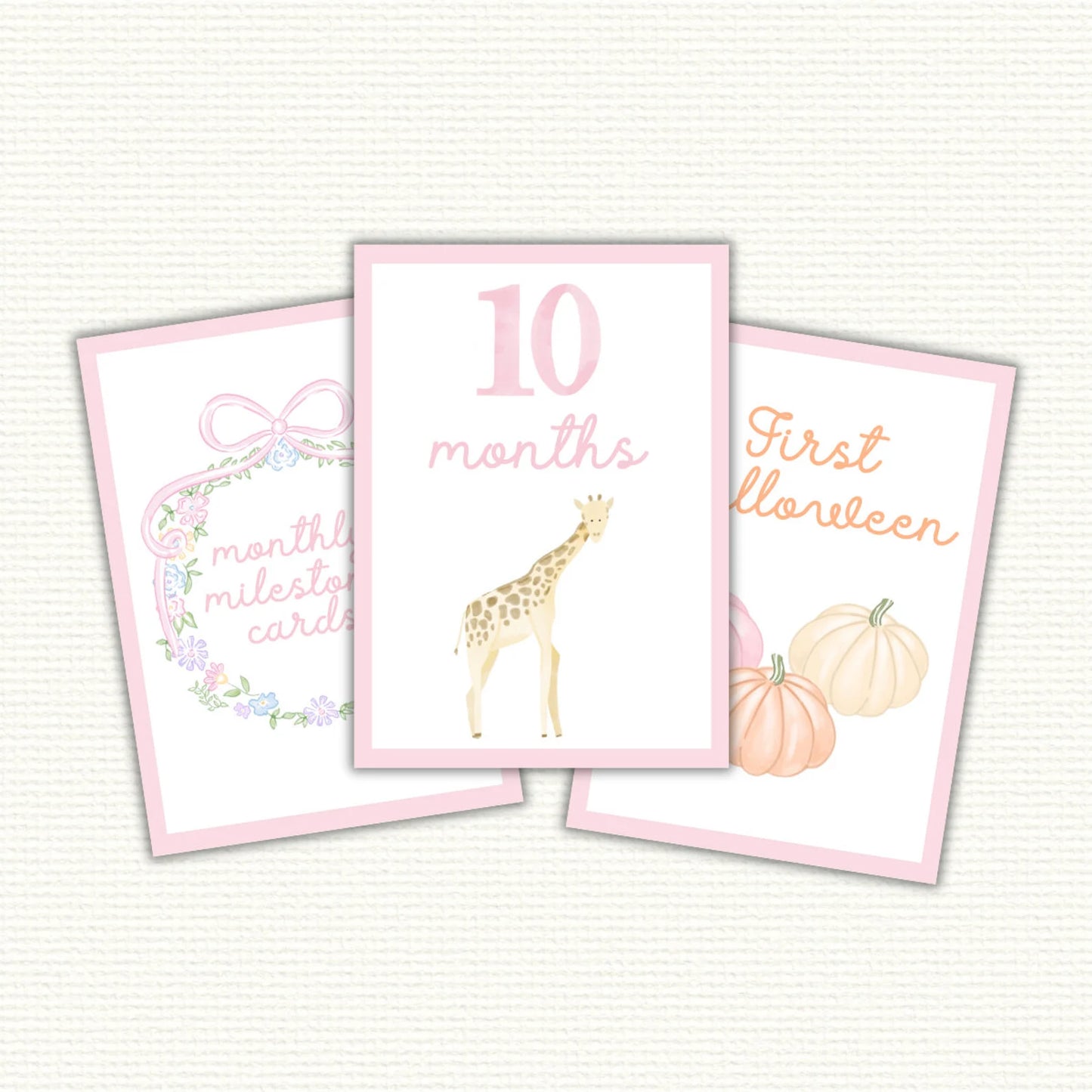 Baby Milestone Cards