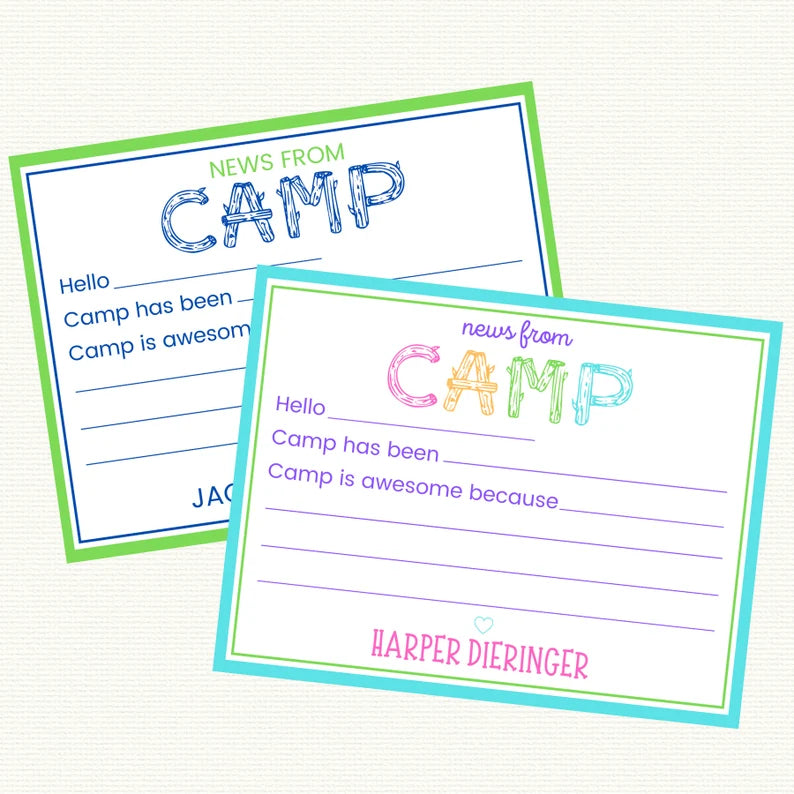 Camp Stationery