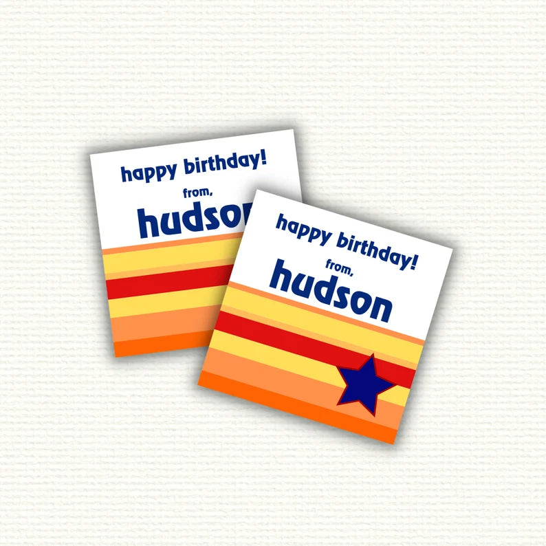 Astros Gift Tags