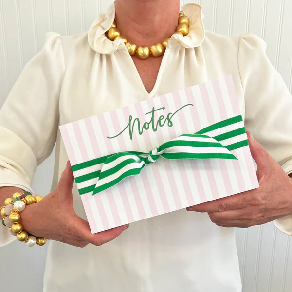 Cabana Stripes Notes Notepad 8.5x8.5