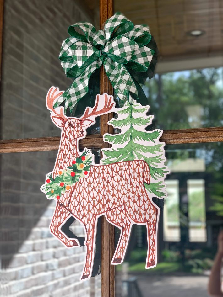 Jerry Reindeer Door Hanger