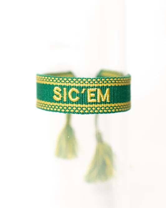 Sic 'em Tassel Bracelet