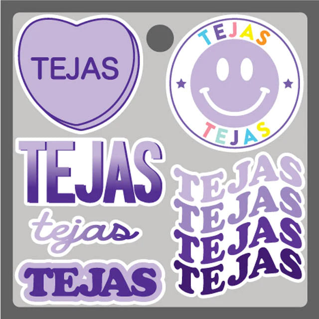 Tejas Camp Stickers