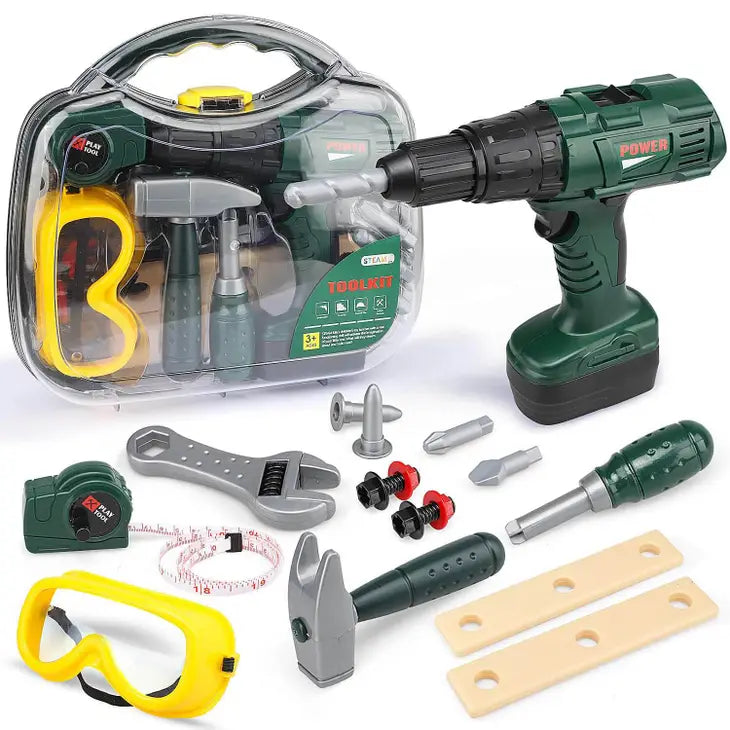 Kids Tool Set with Toy Power Drill