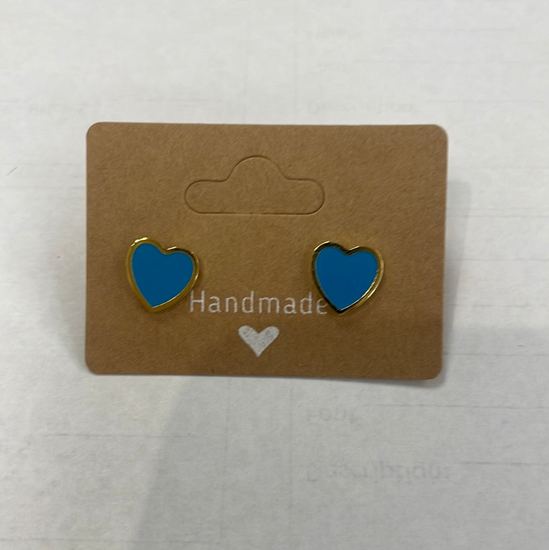 Turquoise Heart Earrings
