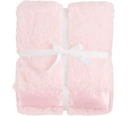 Mud Pie Pink Plush Blanket