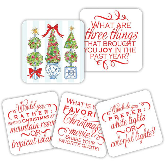 Christmas Conversation Coasters
