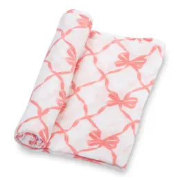Beautiful Bows Swaddle Blanket