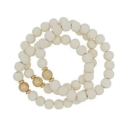 Wood Beaded Bracelet