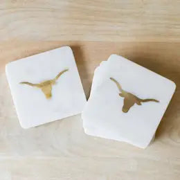 Longhorn Marble Coasters