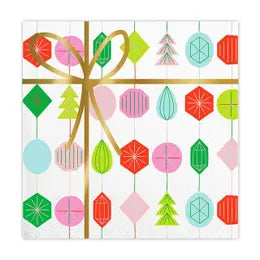 Foil Ornament Beverage Napkins