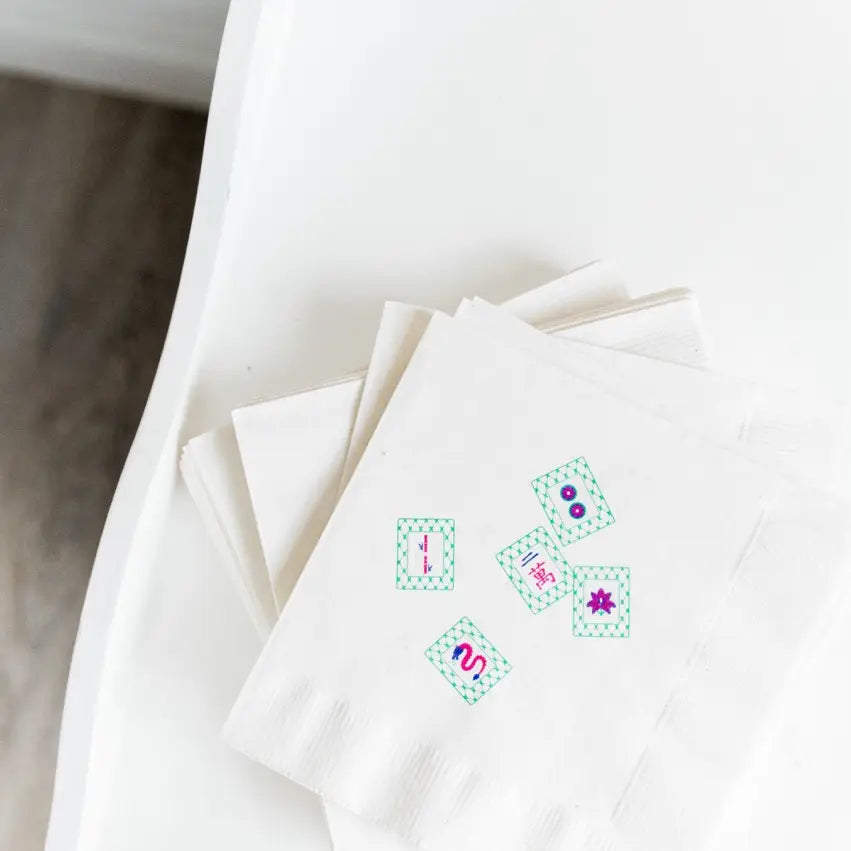 Mahjong Napkins, 25