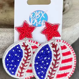 Baseball Earrings