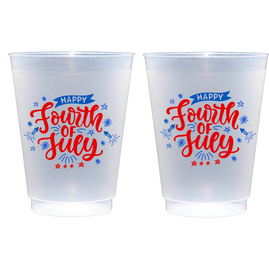 Happy 4th Frost Cups, 10ct