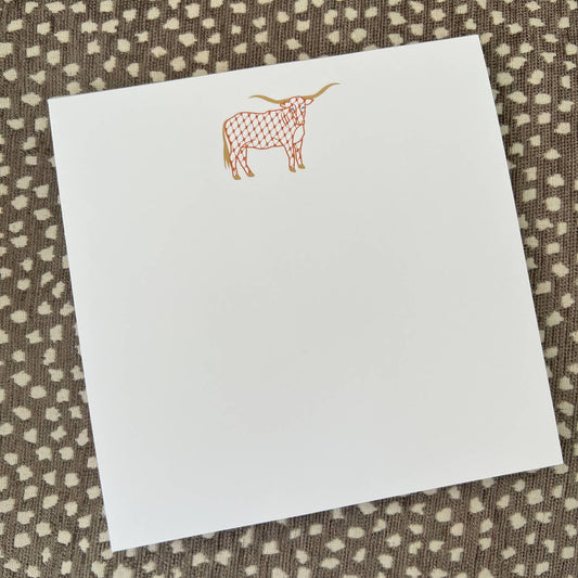 Longhorn 5.5" Square Notepad