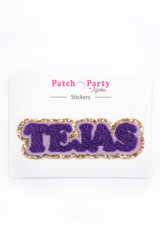 Tejas Chenille Sticker
