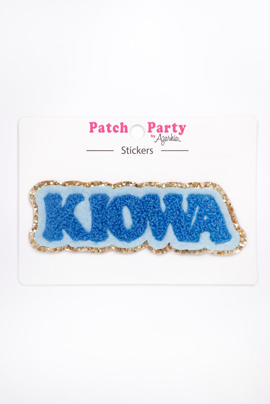 Kiowa Chenille Stickers