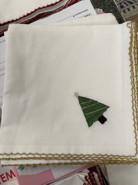 Xmas Napkins 20x20 with Mono