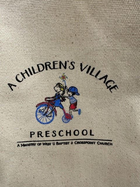 A Children's Village Tote Monogram