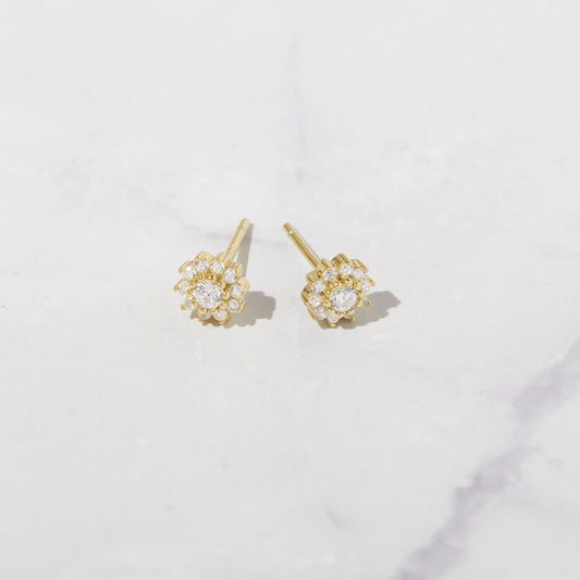 Dainty Flower Studs