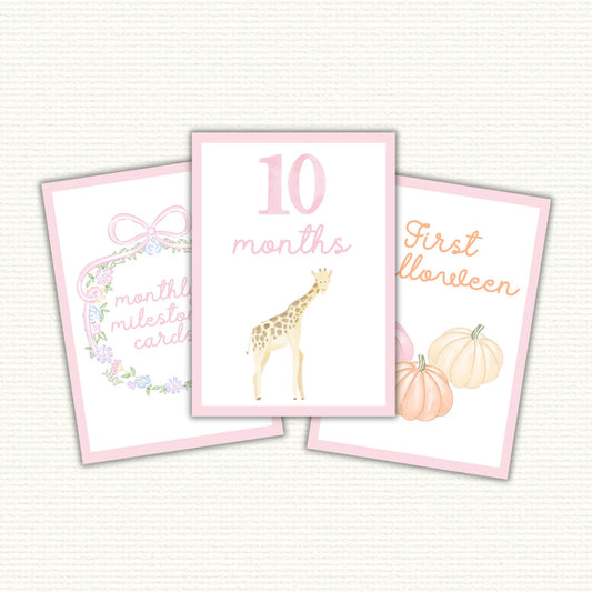 Baby Milestone Cards