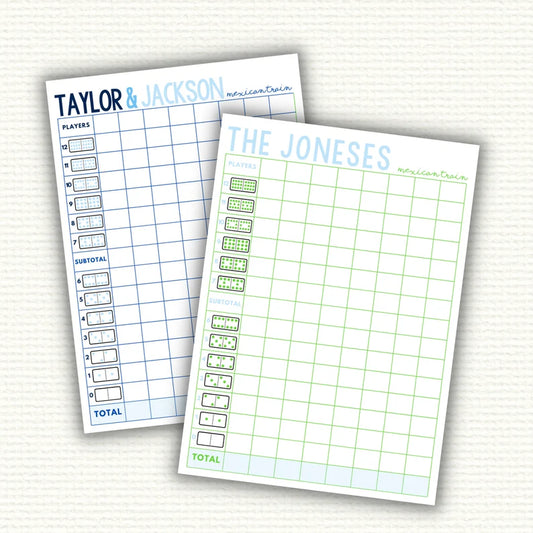 Mexican Train Notepad