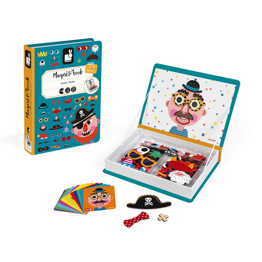 Boys Crazy Faces Magnetibook
