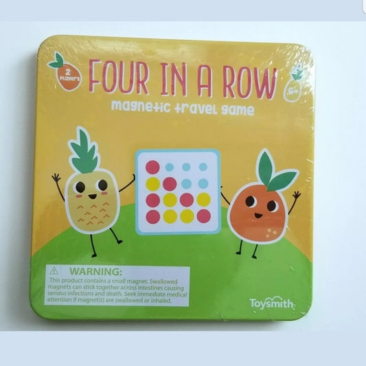 Magnetic Four-in-a-Row Travel Game