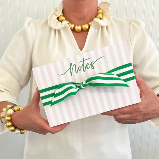 Cabana Stripes Notes Notepad 8.5x8.5