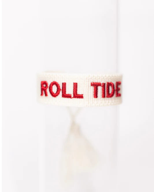 Roll Tide Tassel Bracelet