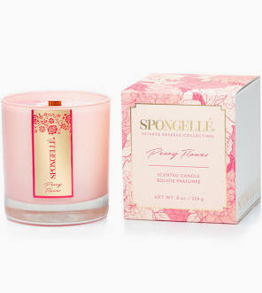 Spongelle Peony Flower Candle