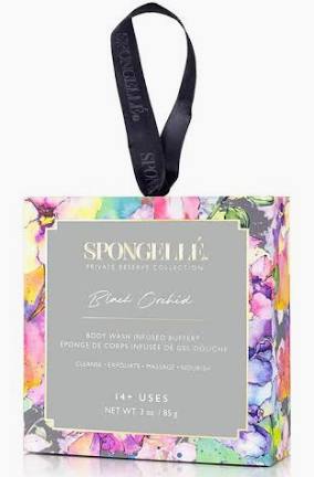Spongelle Boxed Flower Black Orchid