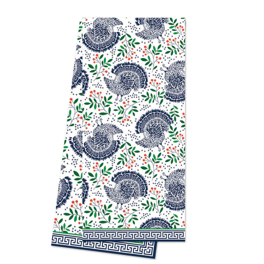 Turkey Toile Tea Towel