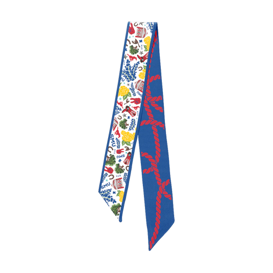 Saturday Silks SMU Mustangs Twilly